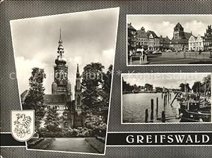 Postkarte Carte Postale 71605477 Greifswald Mecklenburg Vorpommern St.Nikolaikirche u.Platz der F...