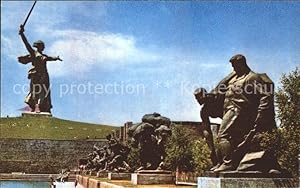 Bild des Verkufers fr Postkarte Carte Postale 71968269 Wolgograd Mutter Heimat ruft Wolgograd zum Verkauf von Versandhandel Boeger