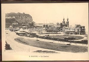 Postkarte Carte Postale 11657493 Dieppe Seine-Maritime Le Casino Dieppe