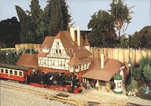 Bild des Verkufers fr Postkarte Carte Postale 71997515 Modellbau-Eisenbahn Lehmanns Grossbahn Spielzeug zum Verkauf von Versandhandel Boeger