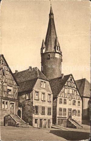 Postkarte Carte Postale 72145365 Ottweiler alter Turm Ottweiler