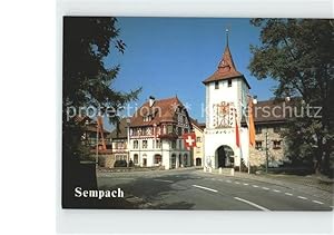 Postkarte Carte Postale 12037161 Sempach LU Sempach