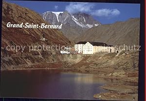 Bild des Verkufers fr Postkarte Carte Postale 12249283 Grand Saint Bernard Le col avec l Hospice et le Mont Velan Grand Saint zum Verkauf von Versandhandel Boeger