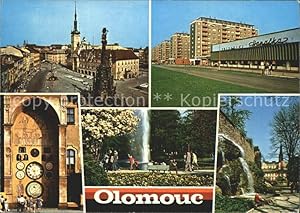 Postkarte Carte Postale 72381889 Olomouc Dreifaltigkeitssaeule Kirche Springbrunnen Park Olomouc