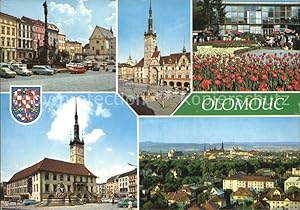 Postkarte Carte Postale 72408372 Olomouc Moravy Radnice namesti Miro Mesto zdobi sest cennych kas...