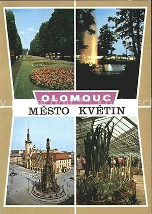 Postkarte Carte Postale 72344153 Olomouc Mesto Kvetin Park Brunnen Olomouc