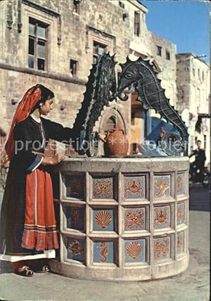 Immagine del venditore per Postkarte Carte Postale 72325940 Griechenland Greece Tracht vom Olympos Skarpantos Griechenland venduto da Versandhandel Boeger