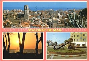 Postkarte Carte Postale 72457580 Malgrat de Mar Costa del Maresme Stadtansicht Malgrat de Mar