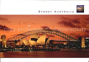Image du vendeur pour Postkarte Carte Postale 72499323 Sydney New South Wales Twilight on Sydney Harbour Sydney Opera House an mis en vente par Versandhandel Boeger