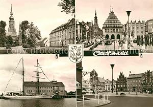 Postkarte Carte Postale 42605300 Greifswald Rubenowplatz Seesportschule Segelschulschiff Wilhelm ...