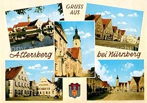 Postkarte Carte Postale 42605306 Allersberg Ansichten Allersberg