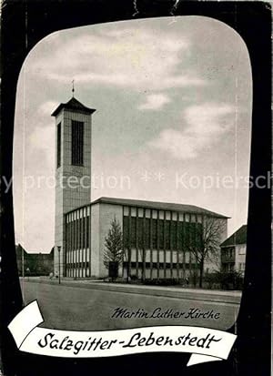 Postkarte Carte Postale 42609140 Lebenstedt Martin Luther Kirche Salzgitter