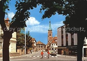 Postkarte Carte Postale 72489585 Schwabach Rathausgasse Schwabach