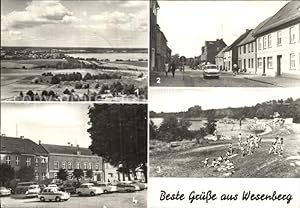 Postkarte Carte Postale 42601997 Wesenberg Mecklenburg Woblitzsee Badeanstalt Weisser See Markt M...