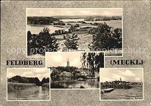 Postkarte Carte Postale 42602001 Feldberg Mecklenburg Huettenberg Haussee Seerosen Kanal Feldberg...