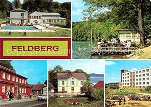 Postkarte Carte Postale 42619091 Feldberg Mecklenburg Bad Luzinhalle Rathaus Haussee Feldberger S...