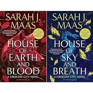 Imagen del vendedor de NEW Crescent City 2 Books Collection Set - House of Earth and Blood & House of Sky and Breath by Sarah J. Maas a la venta por usa4books