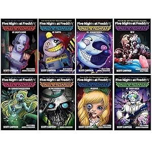 Seller image for Five Nights at Freddy's: Tales from the Pizzaplex Series 8 Books Collection Set By Scott Cawthon (Lally's Game, Happs, Somniphobia, Submechanophobia, The Bobbiedots Conclusion, Nexie, Tiger Rock, B7-2) for sale by usa4books