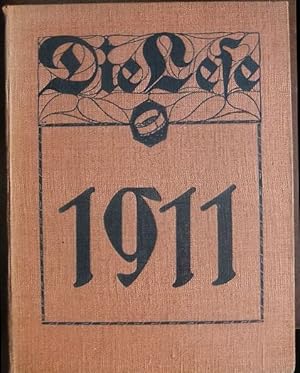 Bild des Verkufers fr Die Lese. Literarische Zeitung fr das Deutsche Volk. Jahrgang 1911. Nr. 1 - 52. zum Verkauf von Antiquariat Blschke