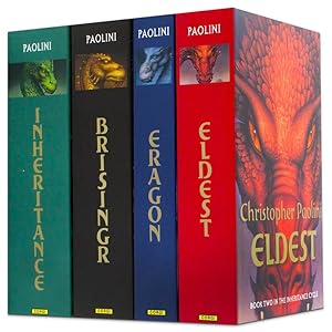 Seller image for The Inheritance Cycle Christopher Paolini 4 Books Collection Set - Inheritance Brisingr Eldest Era. for sale by Books 4 People