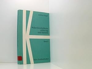 Image du vendeur pour Wahrscheinlichkeitsrechnung und Statistik, Bd.1 Bd. 1. mis en vente par Book Broker