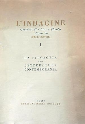 L'indagine. La filosofia nella letteratura contemporanea