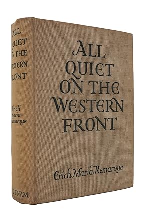 All Quiet on the Western Front. Translated from the German by A.W. Wheen.