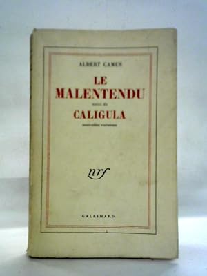 Seller image for Le Malentendu, Caligula for sale by World of Rare Books