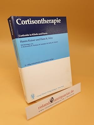 Image du vendeur pour Cortisontherapie ; Corticoide in Klinik und Praxis ; (ISBN: 3133572105) mis en vente par Roland Antiquariat UG haftungsbeschrnkt