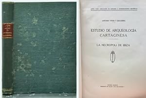 Seller image for ESTUDIO DE ARQUEOLOGIA CARTAGINESA - LA NECROPOLI DE IBIZA for sale by Librera Raimundo
