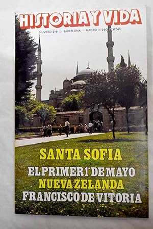 Seller image for Historia y Vida, Ao 1986, n 218:: Santa Sofa de Constantinopla: Iglesia, mezquita, museo; Francisco de Vitoria: La vigencia de su pensamiento; Svorov, el invencible; Britnicos ante la Inquisicin de Mallorca; Bohemia espaola en Pars; Nueva Zelanda; Los revlveres del ejrcito espaol; Britnico, vctima de Nern?: Muertes misteriosas de la historia; El Ampurdn; El primer 1. de mayo; Fiestas del calendario solar azteca for sale by Alcan Libros