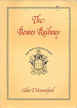 Seller image for The Bowes Railway: formerly the Pontop & Jarrow Railway. for sale by WeBuyBooks