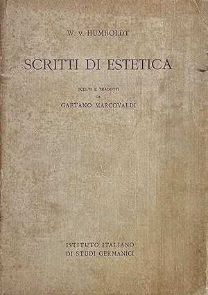 Seller image for SCRITTI DI ESTETICA for sale by libreria minerva