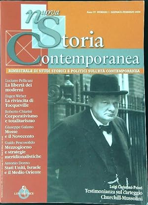 Bild des Verkufers fr Nuova storia contemporanea Anno IV n. 1 / Gennaio-Febbraio 2000 zum Verkauf von Librodifaccia