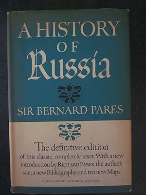Seller image for History of Russia, Fifth Edition, Revised and Enlarged for sale by Redux Books