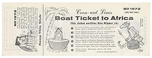 Boat Ticket to Africa