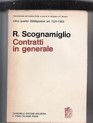 Imagen del vendedor de LIbro quarto - Obbligazioni art. 1321-1352 Contratti in generale a la venta por MULTI BOOK