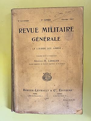 Seller image for Revue militaire gnrale 1re anne 2e livraison for sale by Librairie L'Aubaine