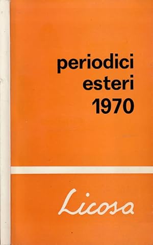 Seller image for Periodici esteri Abbonamenti 1970 for sale by Biblioteca di Babele