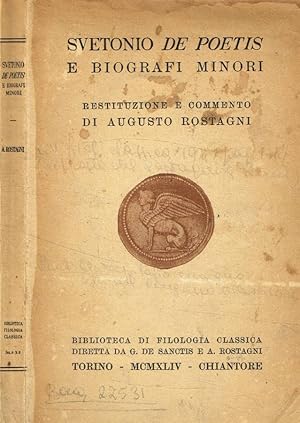 Bild des Verkufers fr De Poetis e biografi minori zum Verkauf von Biblioteca di Babele
