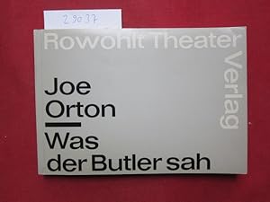 Was der Butler sah : Eine Groteske = (What the butler saw). Dt. von Georg Klausen