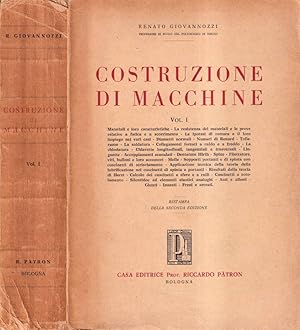 Immagine del venditore per Costruzione di macchine, volume I venduto da Biblioteca di Babele