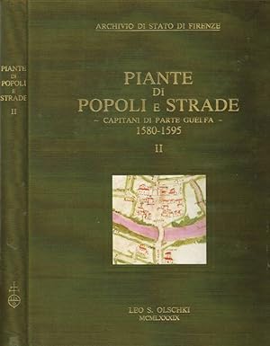 Bild des Verkufers fr Piante di Popoli e Strade Capitani di parte Guelfa - 1580 - 1595 - Volume II zum Verkauf von Biblioteca di Babele
