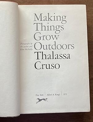 Making Things Grow Outdoors