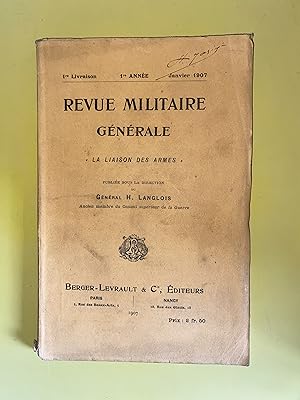 Seller image for Revue militaire gnrale 1re anne 1re livraison for sale by Librairie L'Aubaine
