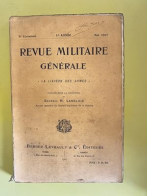 Seller image for Revue militaire gnrale 1re anne 5e livraison for sale by Librairie L'Aubaine