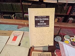 Imagen del vendedor de Procs-verbal d'un massacre. Les Vaudois du Luberon (avril 1545) a la venta por Librairie FAUGUET