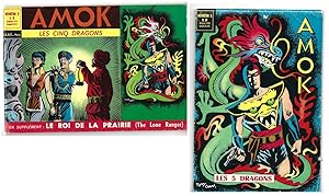 Seller image for Amok, le Gant Masqu, n 5 : Les Cinq Dragons + Rcit Complet du Roi de la Prairie ( The Lone Ranger ). for sale by Librairie Victor Sevilla