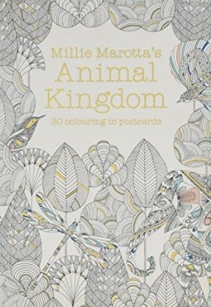 Bild des Verkufers fr Millie Marotta's Animal Kingdom Postcard Book: 30 beautiful cards for colouring in: 10 zum Verkauf von WeBuyBooks