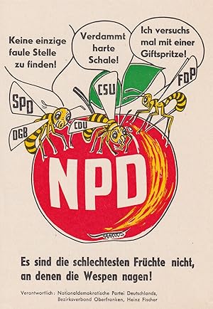 [EARLY VISUAL RECORD OF GERMANY'S NEO-NAZI PARTY] NPD Ludwigshafen. Extensive group of posters, b...